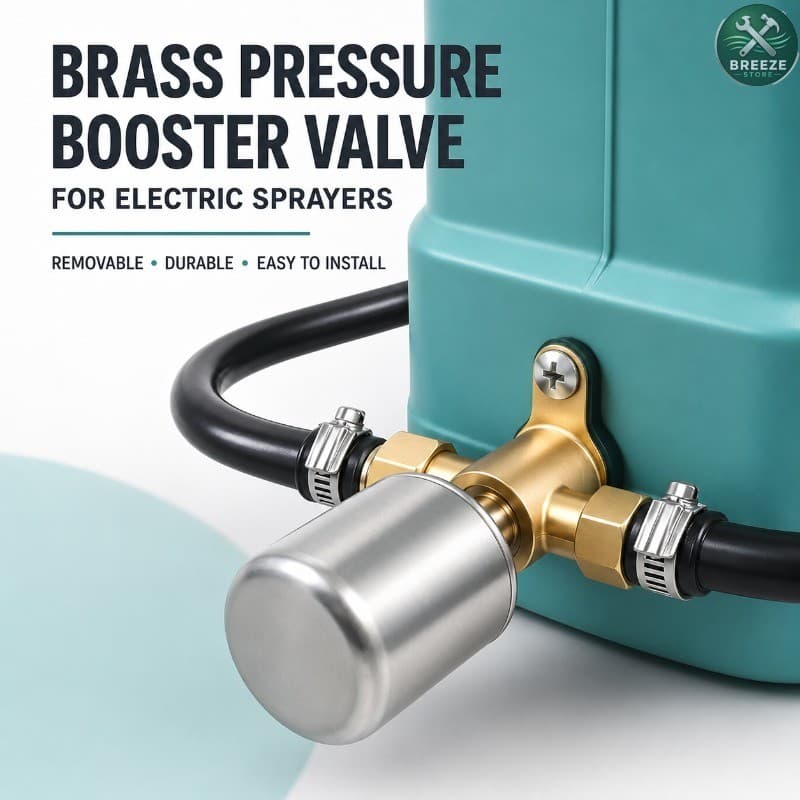 Válvula De Reforço De Pressão De Latão Para Pulverizador Elétrico Adaptador De Spray Agrícola De Jardim Removível