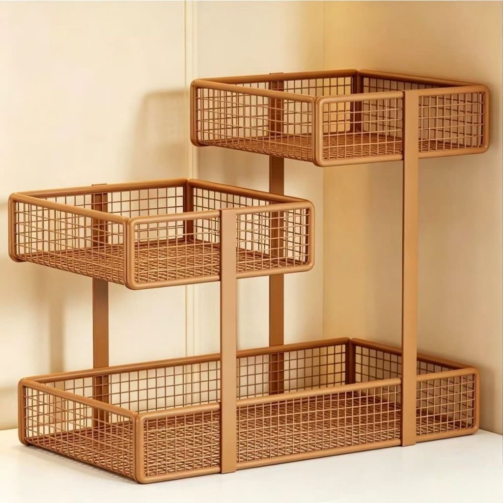 Rack de mesa mesa de jantar bancada lanche rack caixa de armazenamento Multi-camada organizador saco de chá mesa de café