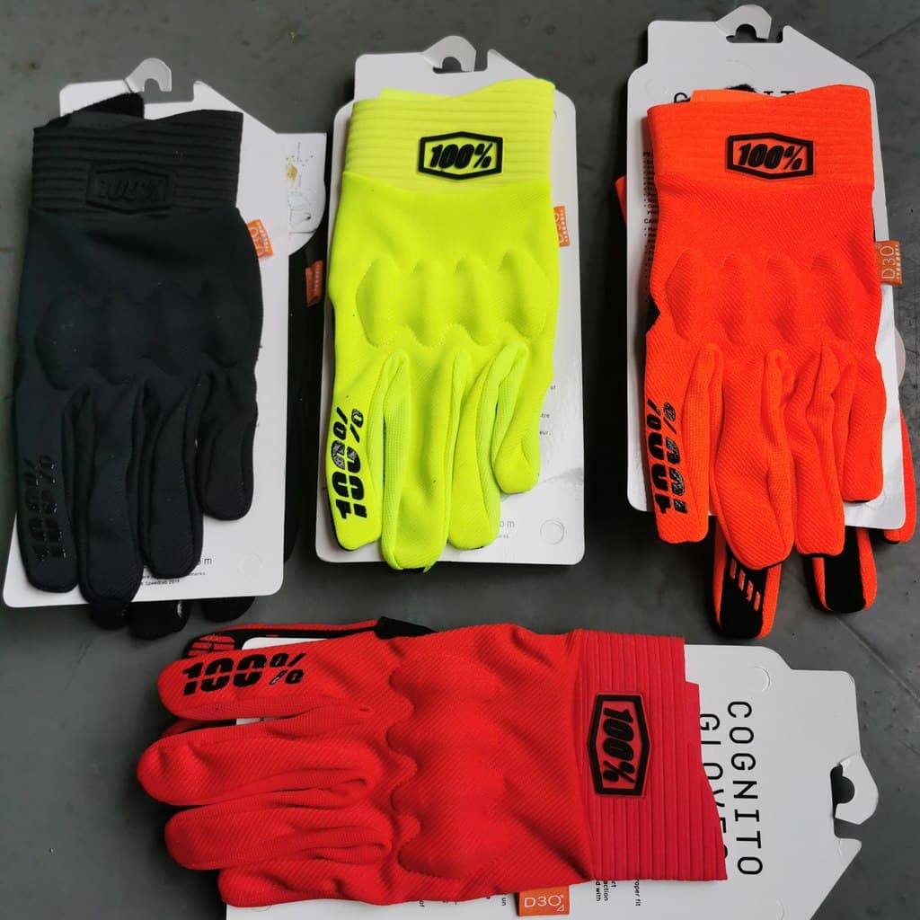 100% off-road Cross-Border ciclismo D3o luvas ciclismo motocicleta guardas ciclismo motocicleta fora de estrada luvas