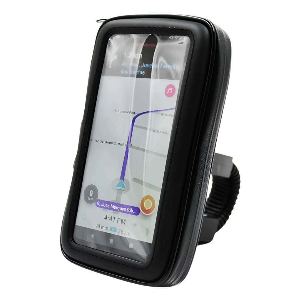 Suporte Celular Moto Gps Impermeável a Prova D'água 360o