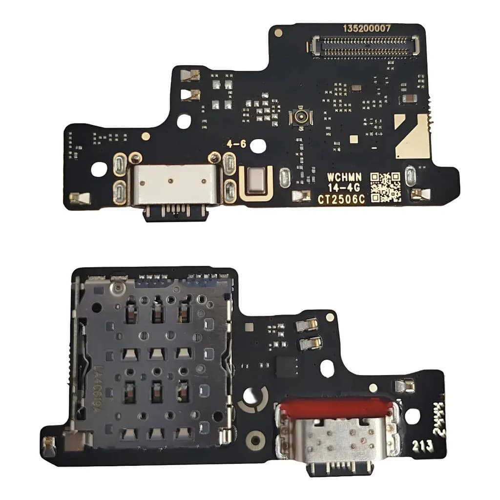 Placa Conector Carga Para Redmi Note 14 4g 24117rn76g Turbo