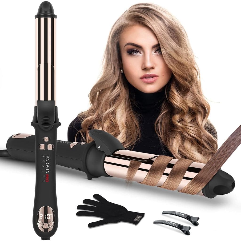 Rotação de 360 graus °   Modelador de cabelo automático, modelador de cachos PARWIN PRO, varinha modeladora de 25mm, rev