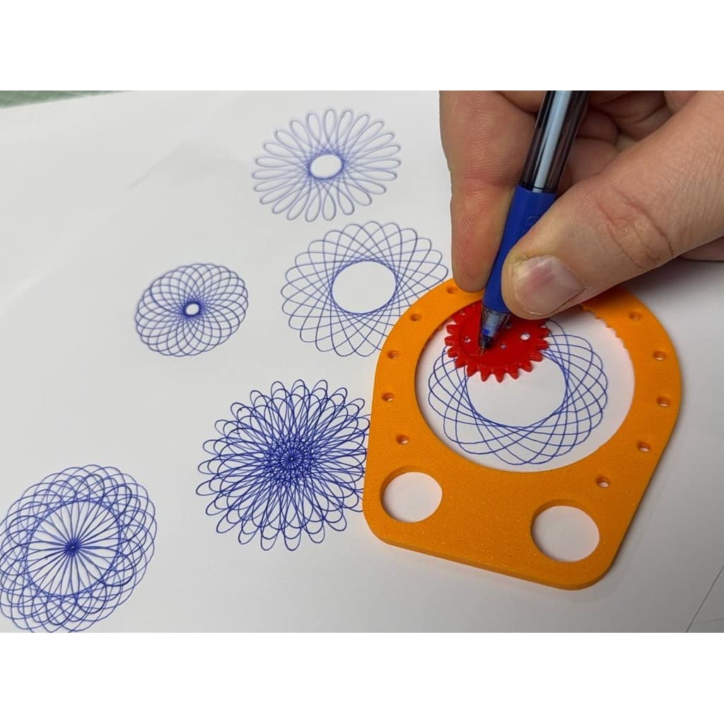 Ferramenta Desenho Régua Criativa Artística Escolar Escritório Papelaria Geométrica Plástico Compasso Traçado