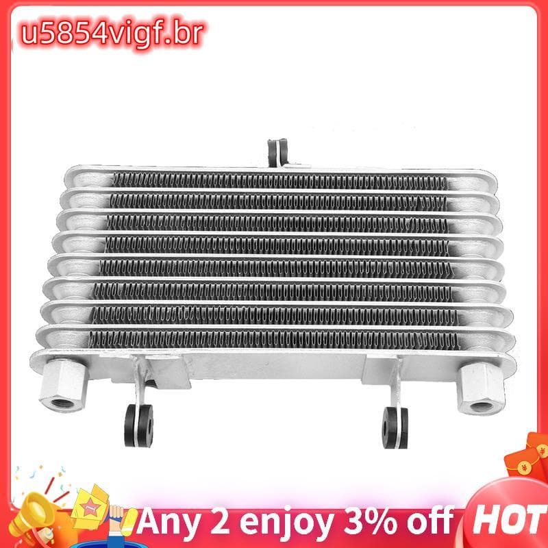 Radiador De Resfriamento De 8 Fileiras De Motocicleta De Alumínio Para 125CC-250CC Dirt Bike ATV
