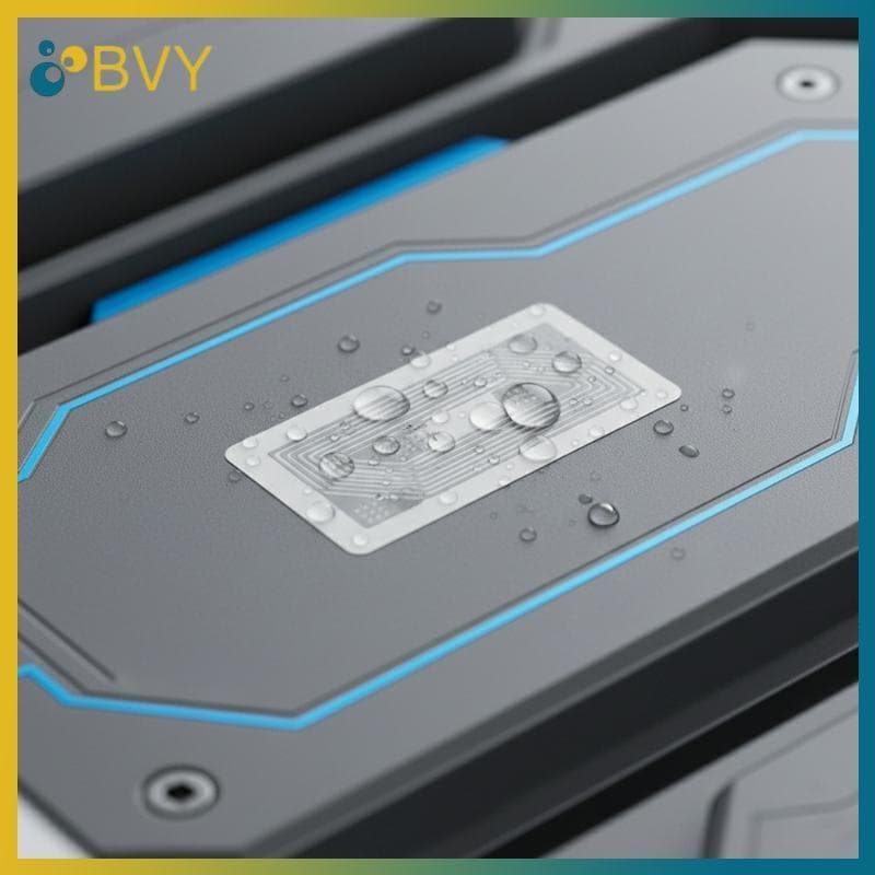 BVY NFC Chip Stier Ntag213 100 Peças 2x1CM Incrustação Molhada 1356MHz Etiqueta RFID Flexível Fina Para Marketing Intera
