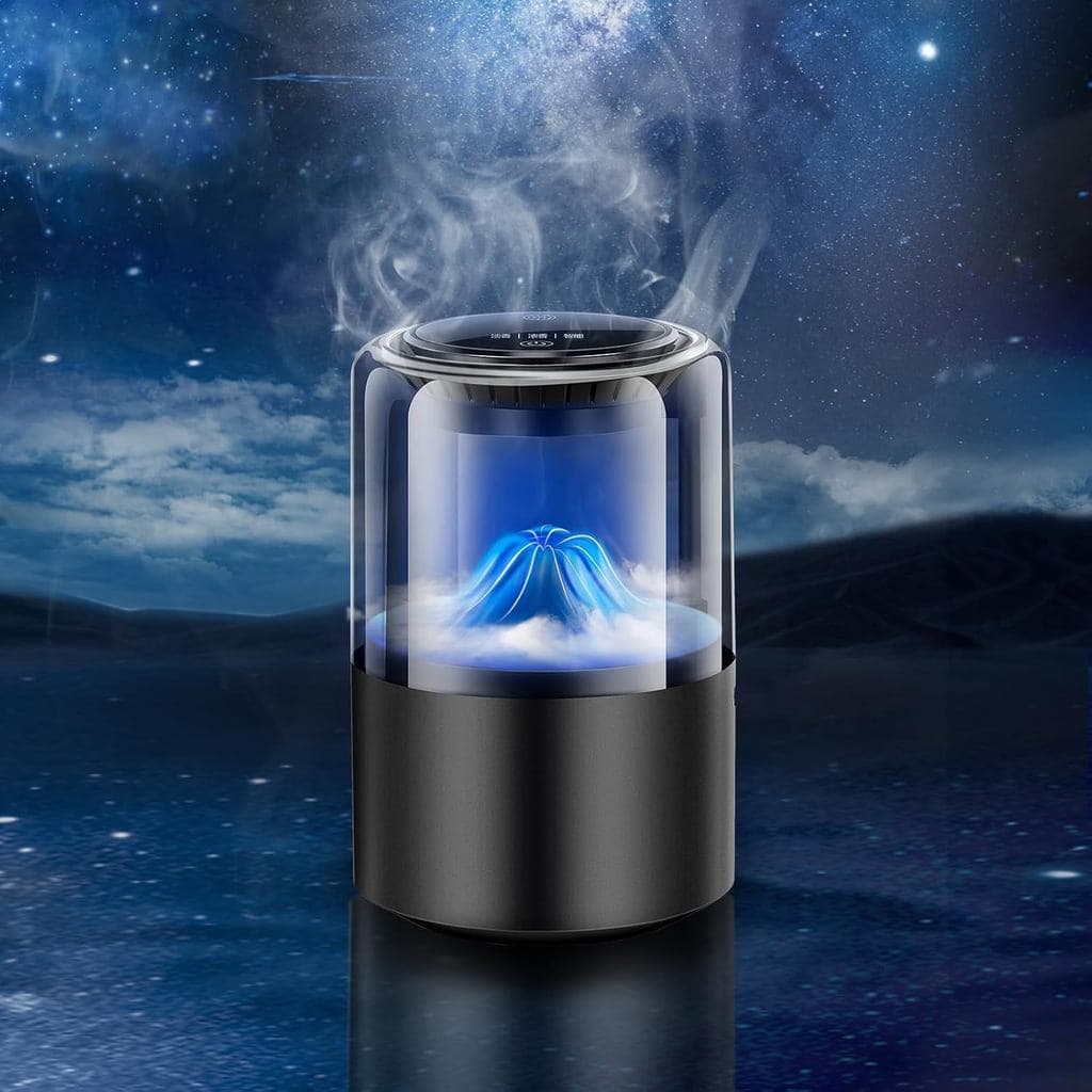 Difusor de Aromatizador de Ar para Carro da Kwak com 4 Refis de Óleo Essencial, Difusores Inteligentes Recarregáveis par