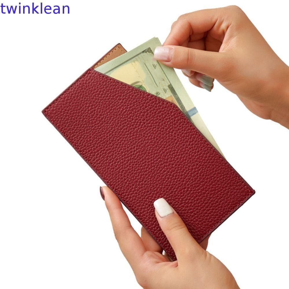 Carteira Longa Ultrafina , Bolso Leve Portátil Para Dinheiro , Feminina Colorida PU Diária
