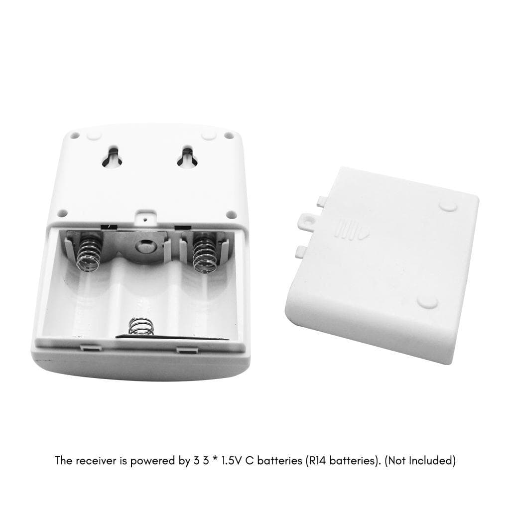 Ejoyous sensor de movimento alarme entrada ir campainha sistema alarmes segurança em casa com 1 receptor 2
