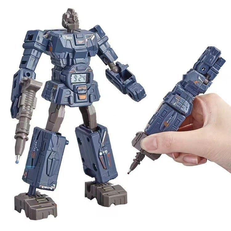 Caneta Transformadora Dois Em Um Para Crianças , Conjunto De Robôs Rotativos , Transformadores De Brinquedos