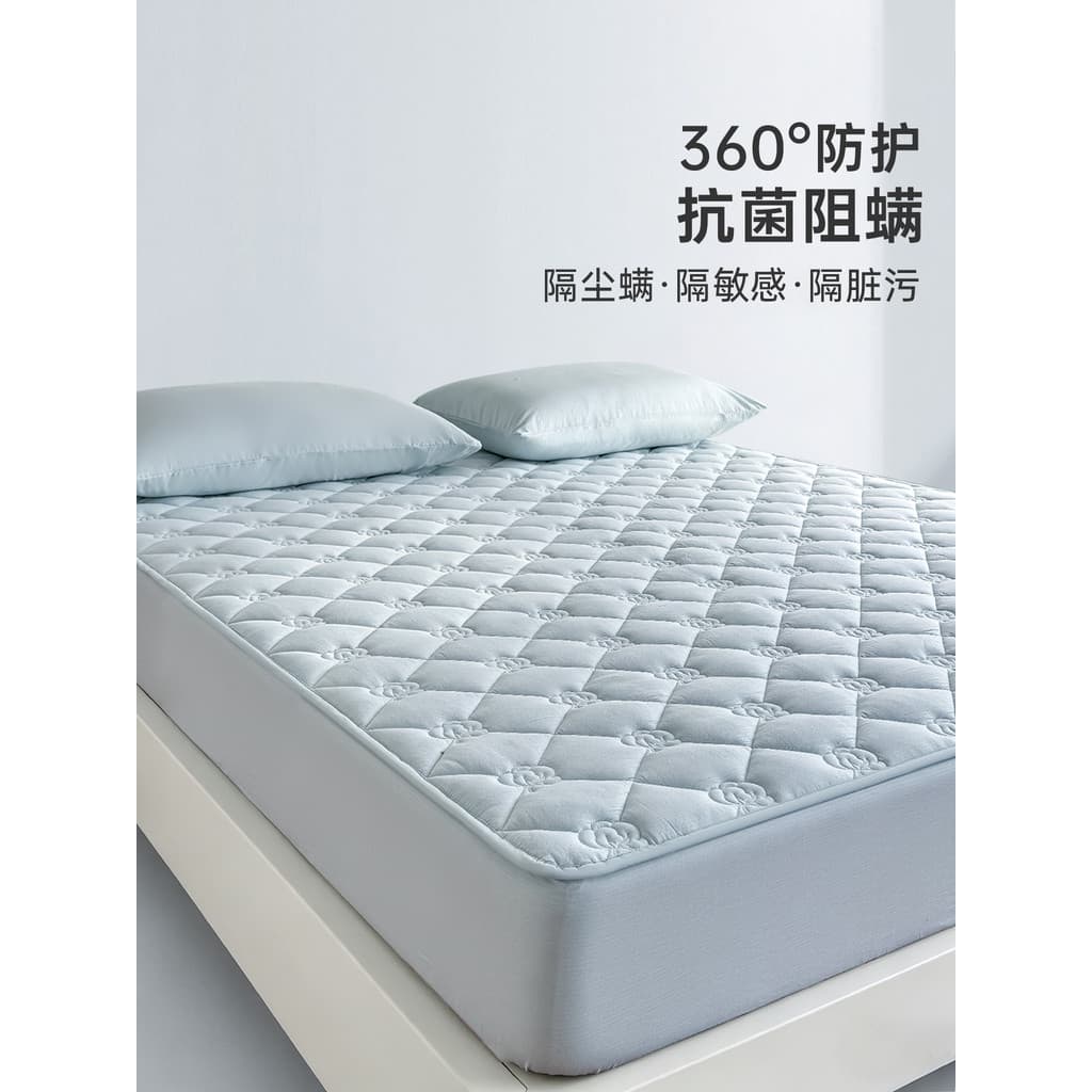 Lençol anti-ácaro antibacteriano capa de cama de algodão puro à prova de sujeira colchão anti-prova capa protetora espec