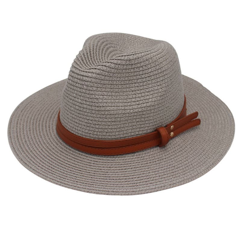 Chapéu Fedora Natural Panamá De Palha Em Formato Macio Verão Masculino Aba Larga Praia Boné De Sol