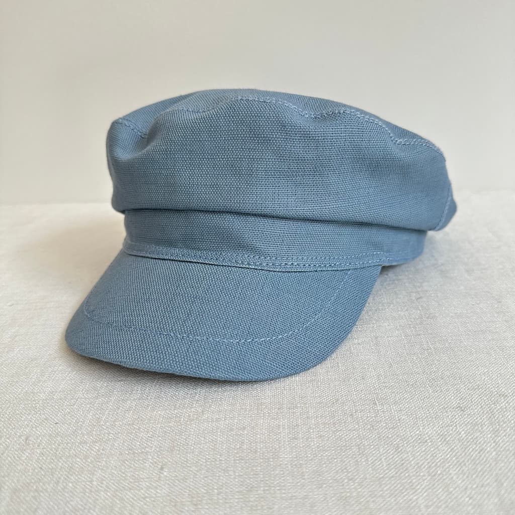 Primavera verão novo estilo de linho leve japonês chapéu da marinha feminino Retro estilo japonês britânico chapéu pico