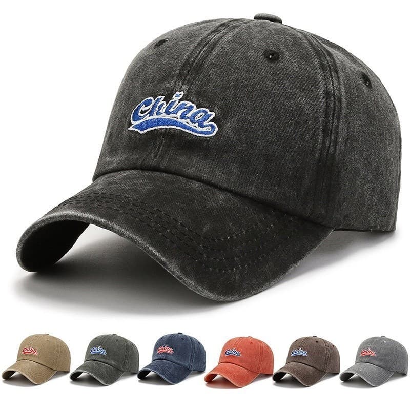 Bonés Hip Hop Vintage Desgastados, Boné de Beisebol para Esportes ao Ar Livre, Pesca, Caminhada, Boné Casual para Homens