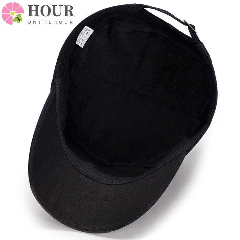 Chapéu De Pesca HOUR , Boné De Beisebol Casual De Algodão , Protetor Solar Ao Ar Livre Anti-UV Retrô Plano Masculino E F