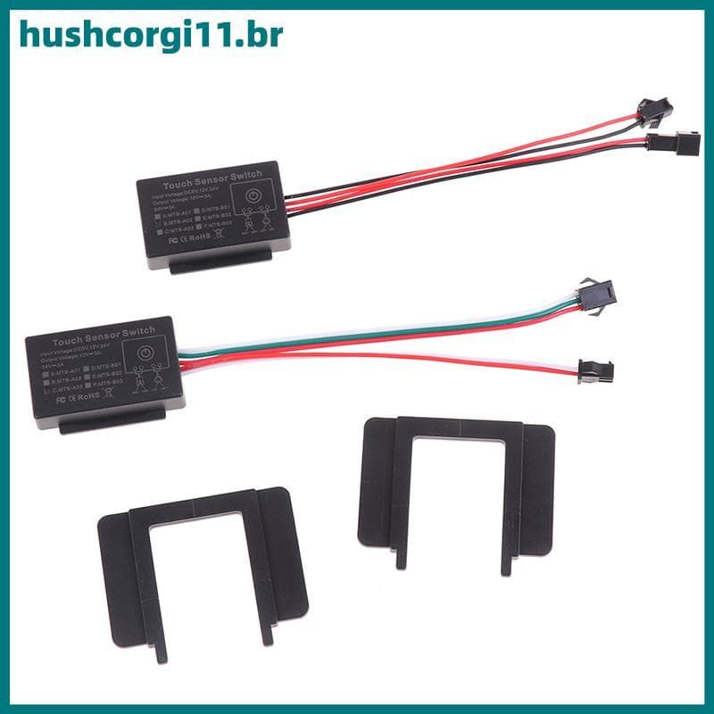 HUSH LED Touch Dimmer Switch 12-24V 5A Sensor Para Luz De Espelho De Banheiro BR