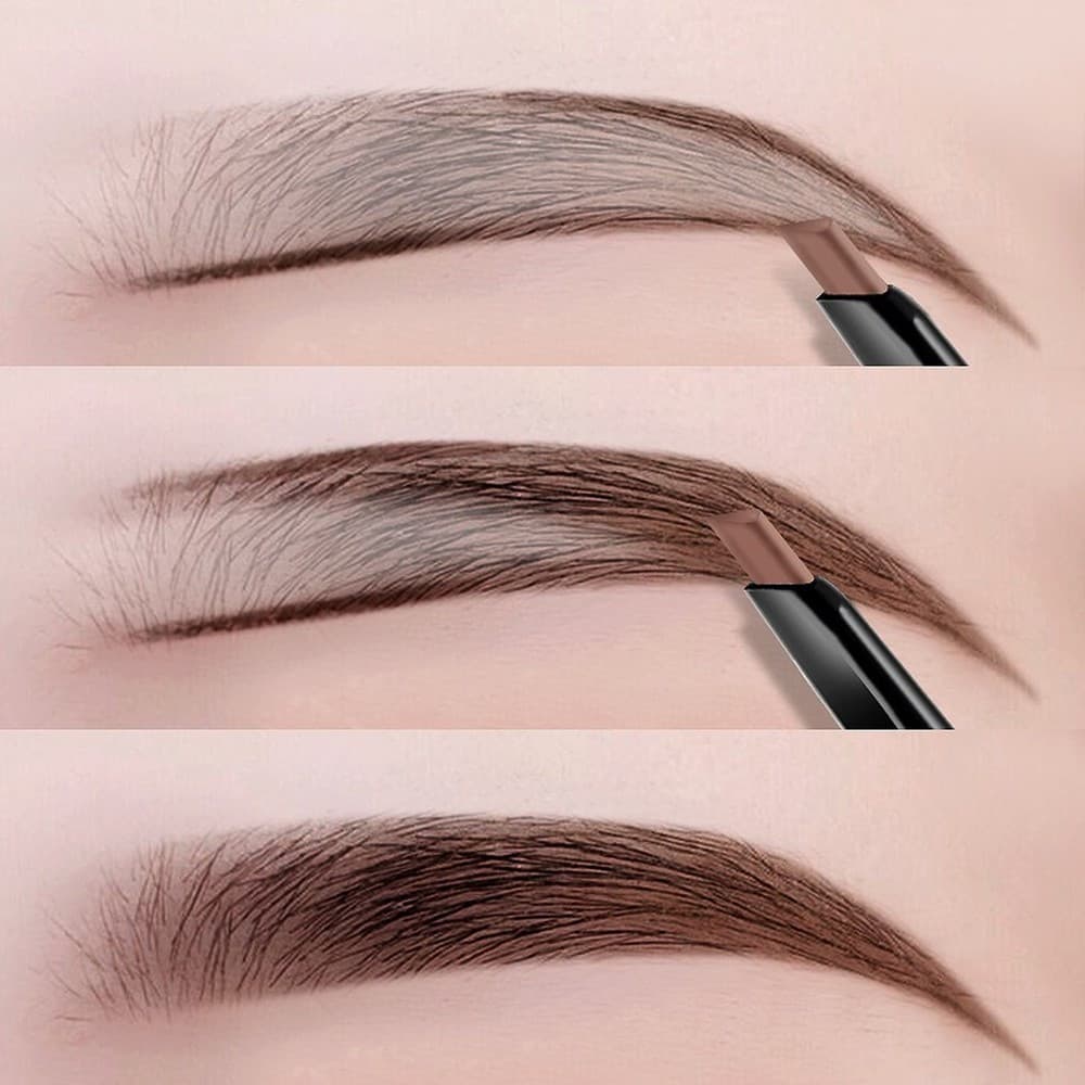 Lápis de Sobrancelha Cosméticos Maquiagem Tinta Natural de Longa Duração Tatuagem de Sobrancelha à Prova d'Água