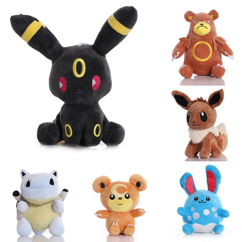 34styles Pokemon Stuffed Toys  Pikachues Mariru Eevee Flareon Plush Doll Cartoon doll gift