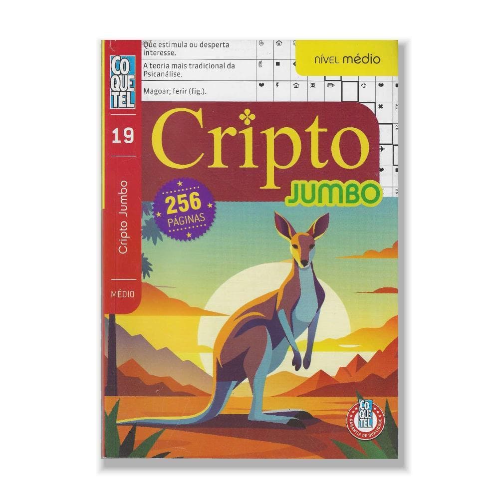 Passatempo Cripto Cripto Jumbo Edição 19 Médio
