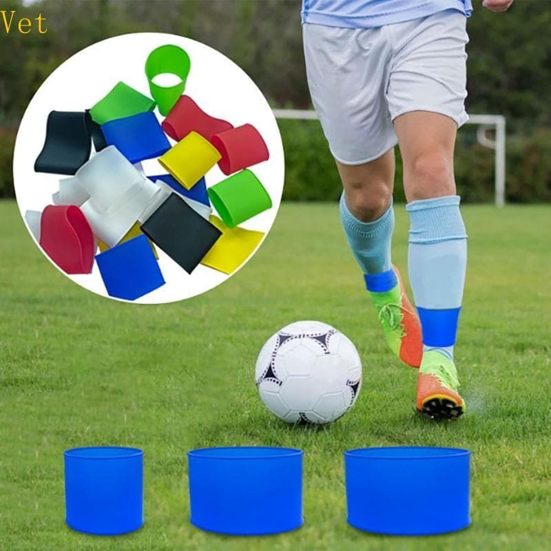 Vet 1 Par De Tiras De Caneleiras De Futebol , Suporte De Silicone Para Práticas Corrida , Ciclismo Sp