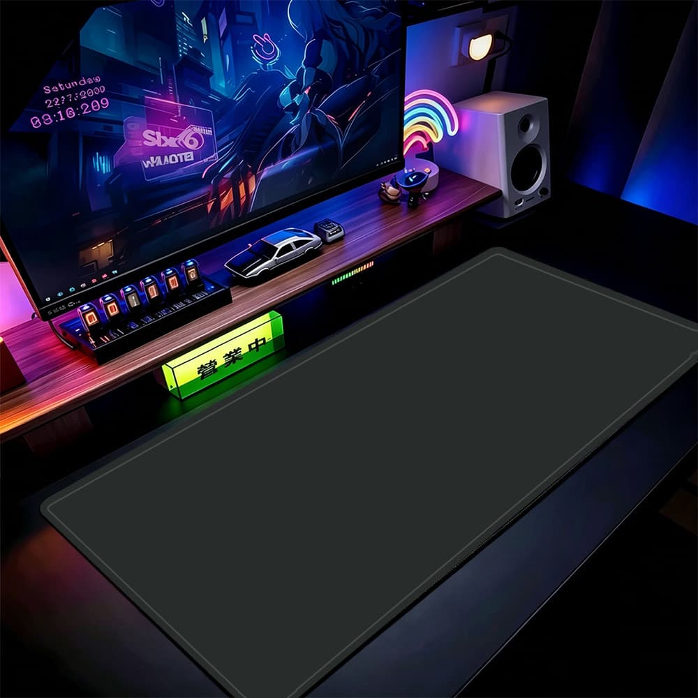 Grande Jogo Mouse Pad Antiderrapante 80X30 CM Impressões Personalizadas Mousepad Borda Costurada Cor Sólida KK2