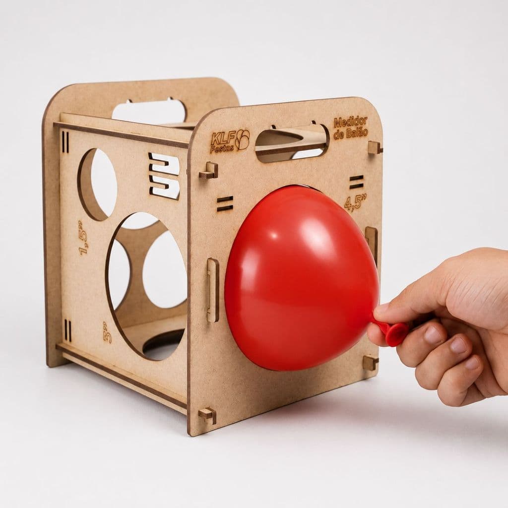 Medidor Mini para balões pequenos e arranjos - MDF
