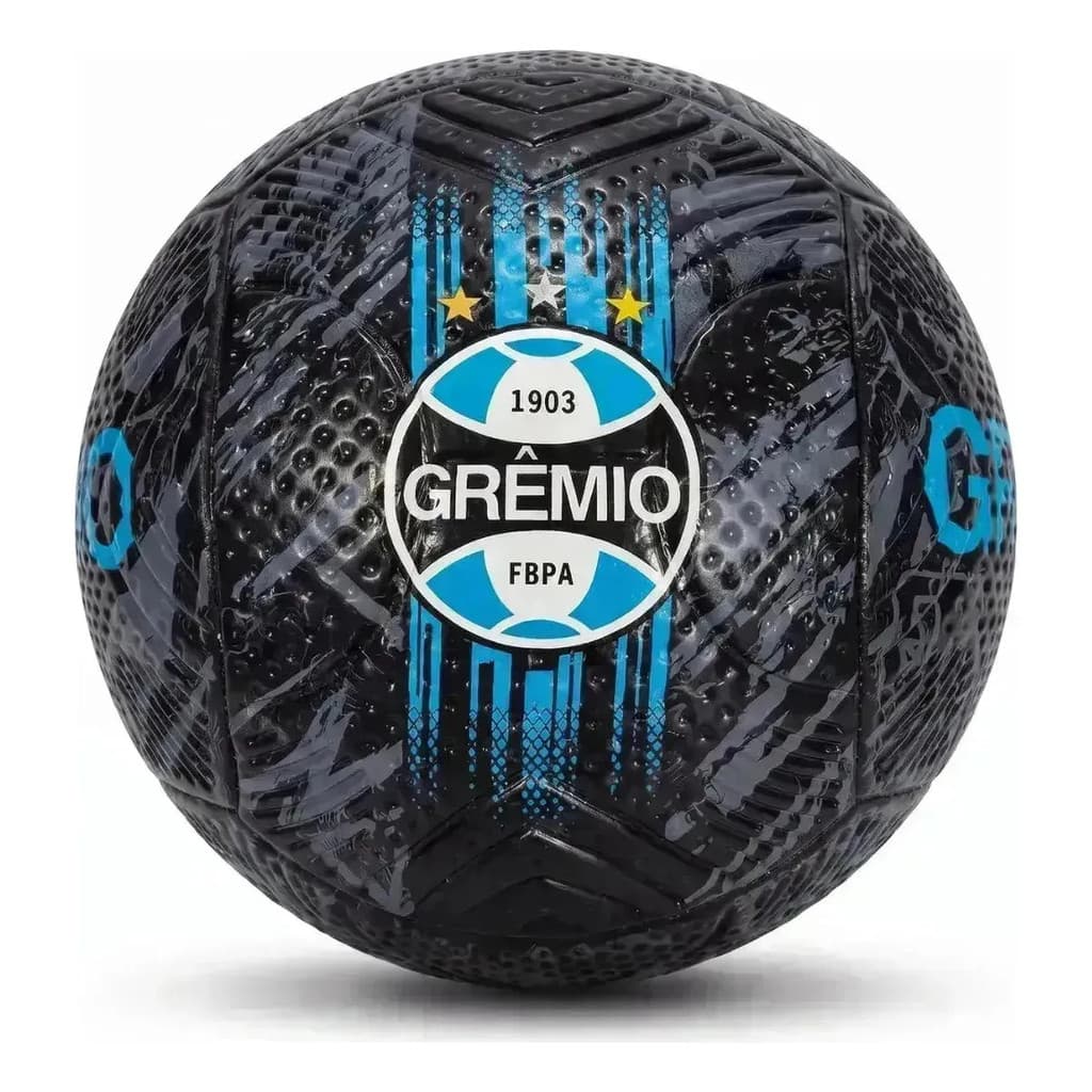Bola Grêmio FBPA Nº5 Dualt Futebol De Campo PVC Câmara Borracha Produto Enviado Vazio