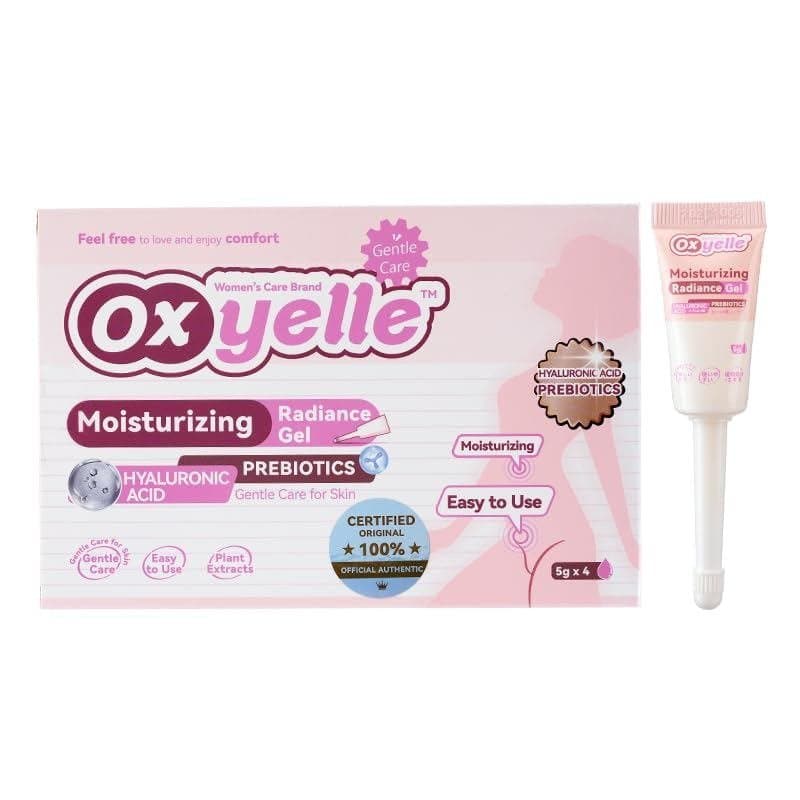Oyellel Hidratante para Mulheres, Gel Hidratante e Iluminador para Cuidados Íntimos com Aplicadores, Sem Hormônios para