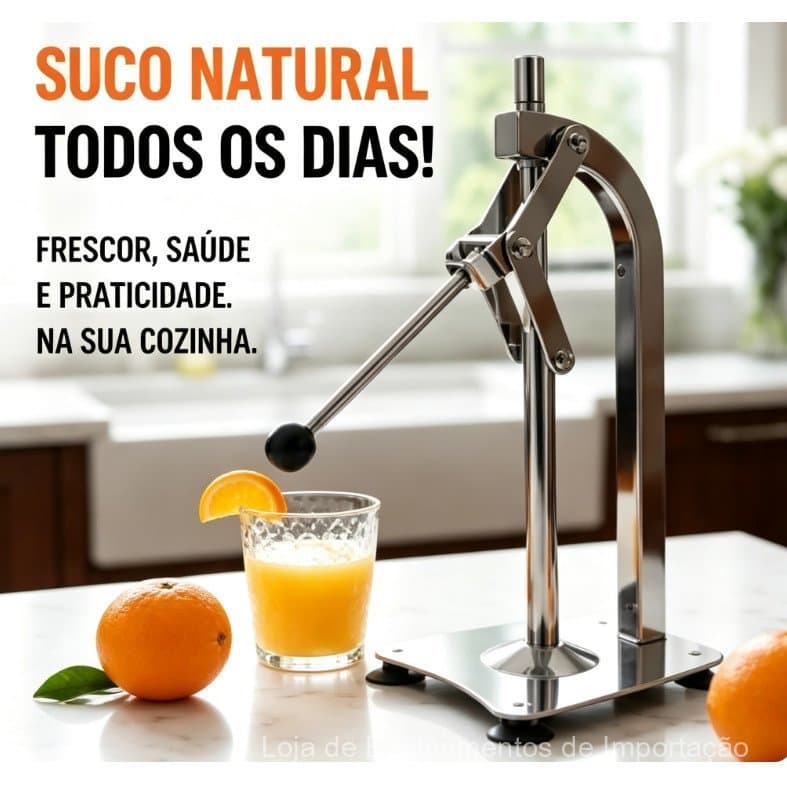 Espremedor manual de aço inoxidável com alavanca, adequado para limões e frutas, moedor de nozes para cozinha.
