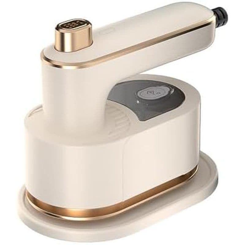 Ferro A Vapor Portátil Para Viagem , 180 ° Alça Dobrável , Aquecimento Rápido De 3 Minutos , Suporte Anti-Quente , Adequ