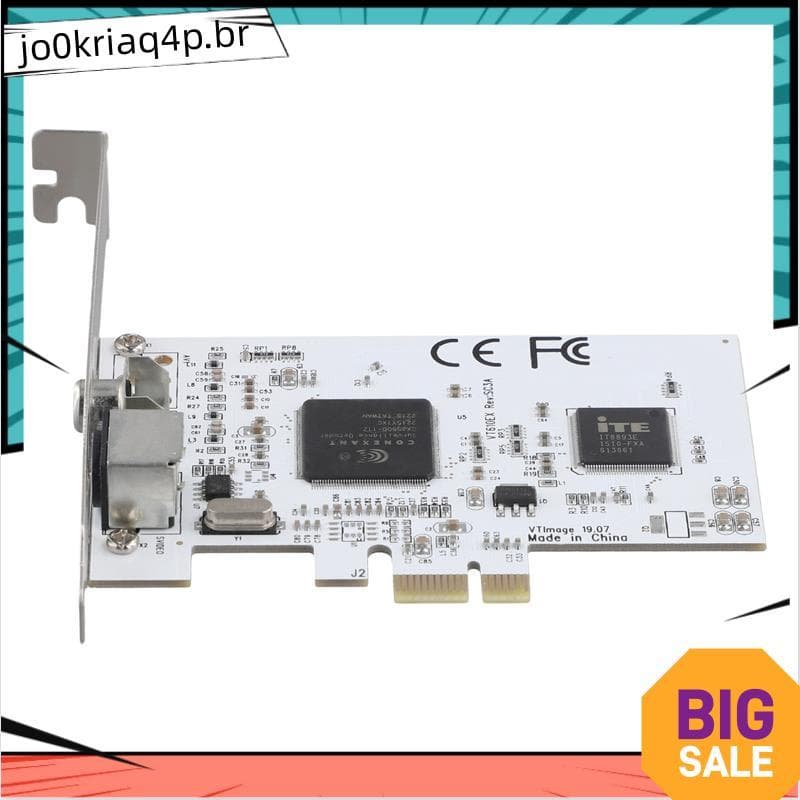 Placa De Expansão PCIE Para AV Vigilância HD 640X480 Resolução Captura De Vídeo Imagem