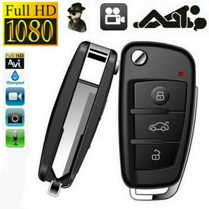 mini Chave De Carro Portátil 1080P Para Câmera De Detecção De Movimento DVR Gravador De Vídeo Cam