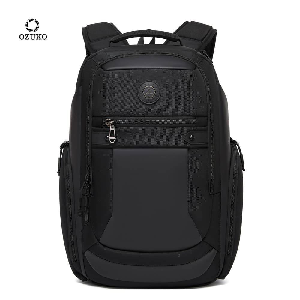 OZUKO Commuter Mochila Masculina Mochila de Negócios Grande Capacidade Impermeável Multifuncional 52cm Bolsa para Comput