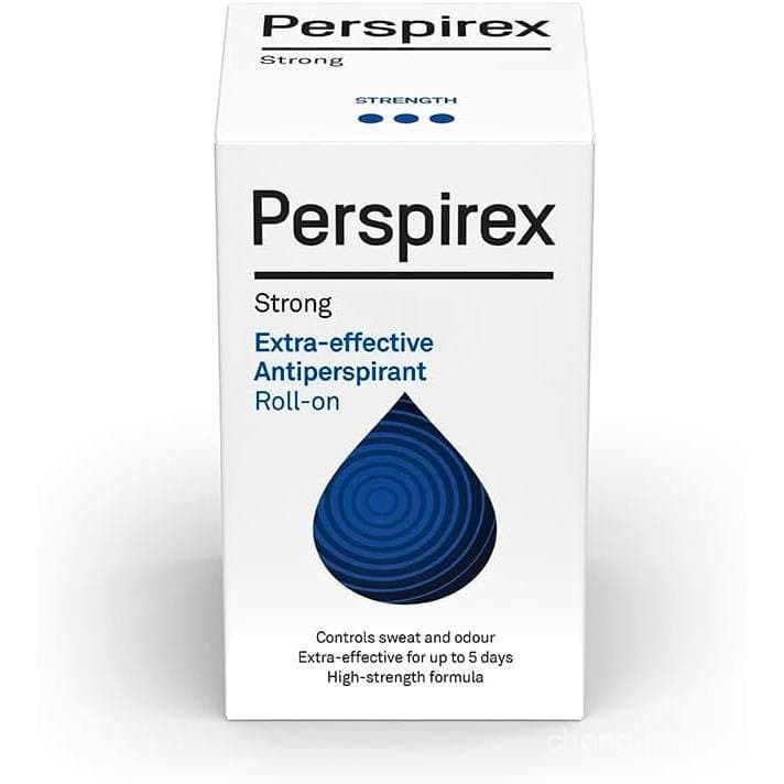 PERSPIREX Antitranspirante Extra Strength Roll On STRONG 20ml-Aroma Fresco 3 + Dias Proteção Contra Odores