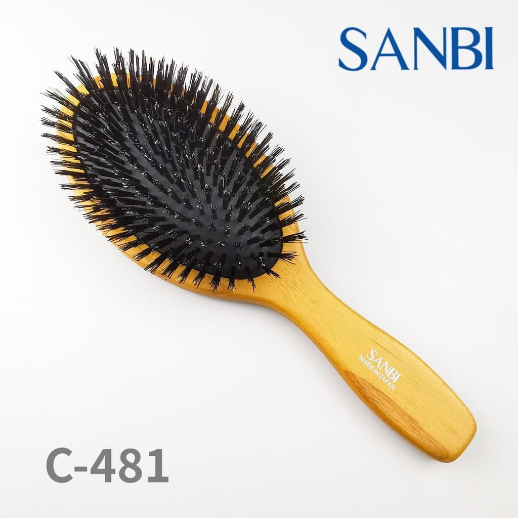 Japão japão SANBI C-481 profissional cerdas cobertura de cabelo suave massagem pente Airbag Anti-estático grande placa p