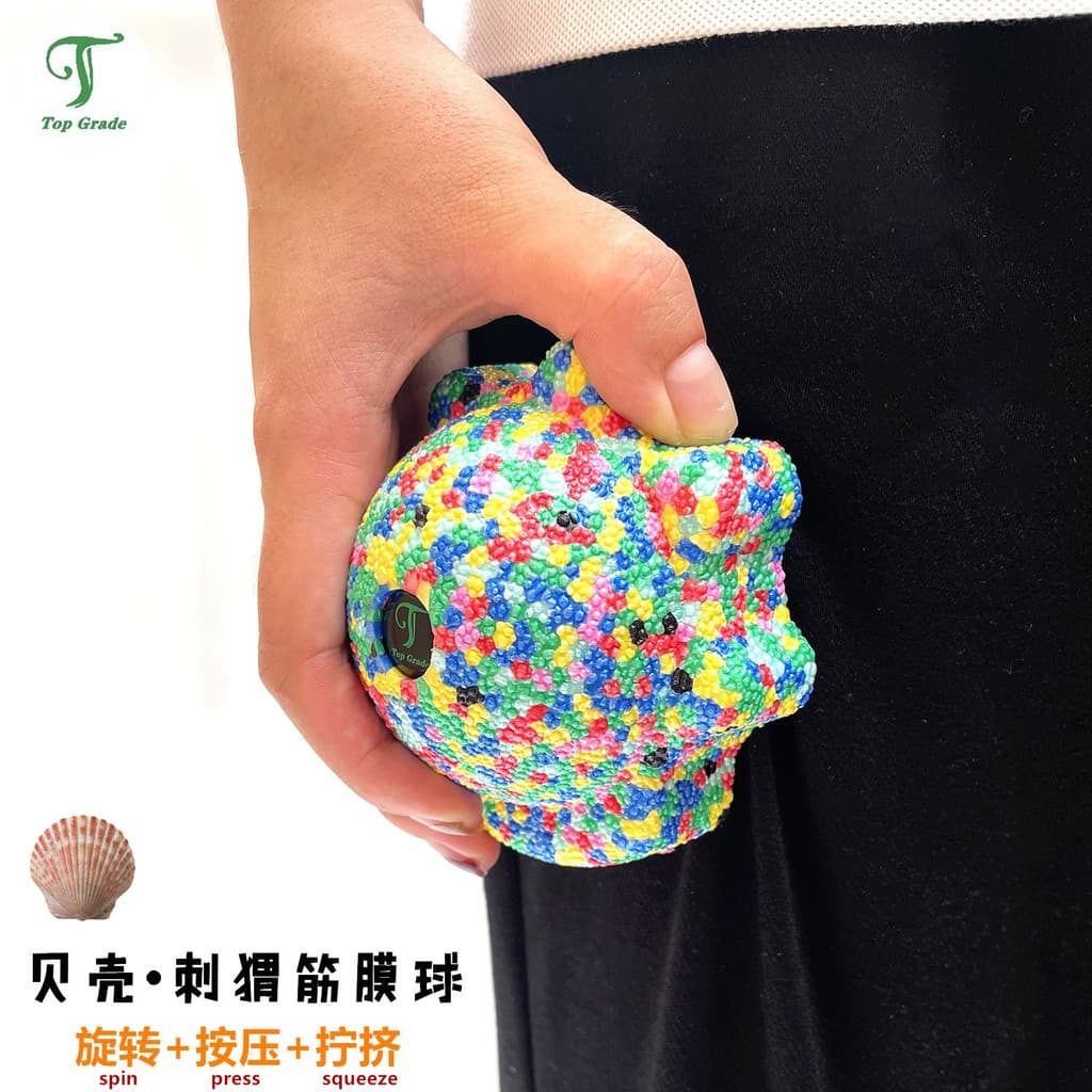 [TG] EUA Trigger Point Shell Hedgehog Ball Fitness Ball Fascia Calmante Palma Relaxar Massagem nos Pés nas Costas