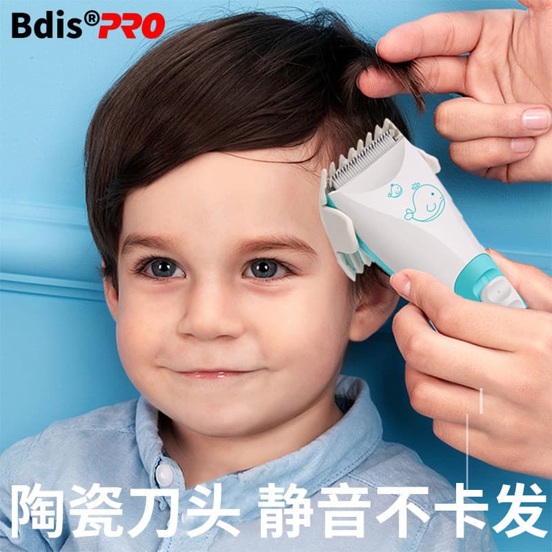 Máquina de cortar cabelo do bebê barbeador elétrico barbear cabelo do bebê à prova dwaterproof água crianças corte de ca