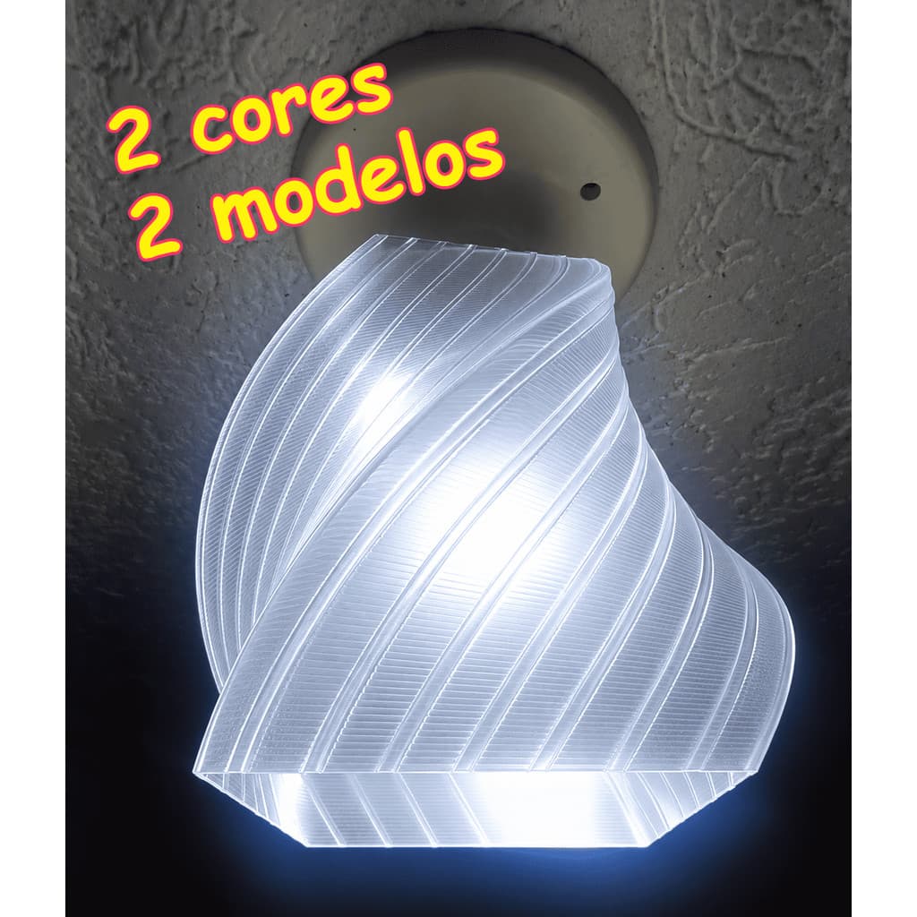 Lustre de Teto Moderno Luminária Decorativa com dicipador de calor e Plafon opcional Cúpula De Lustre Fácil instalação