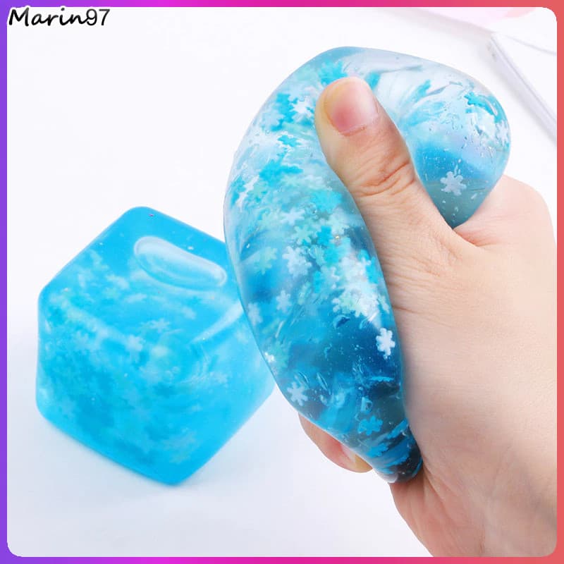 água cubo brinquedo anti stress fofo/anti estresse brinquedo de espremer/Fidget Toy/brinquedo de apertar anti stress/bri