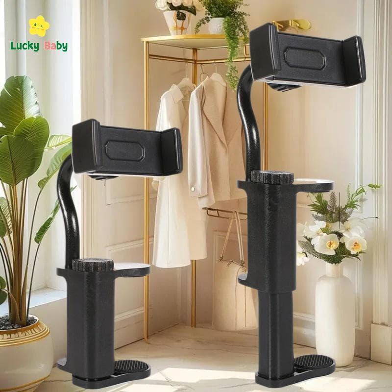 [Luckybaby-t] 1Pc Suporte Para Telefone De Guitarra Giratório Ajustável Mãos-Livres Guitarras/Ukulele Braçadeira De Câme