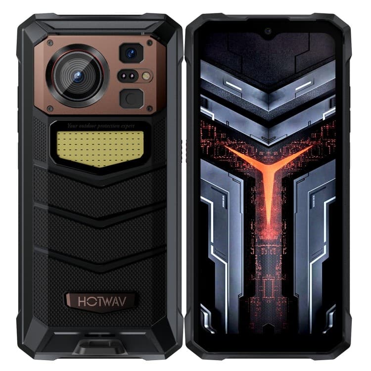 Estoque Pronto HOTWAV W11 Telefone Robusto , Visão Noturna , 20800mAh , 6.6 Polegadas Android 13 MT8788 Octa Core , Rede