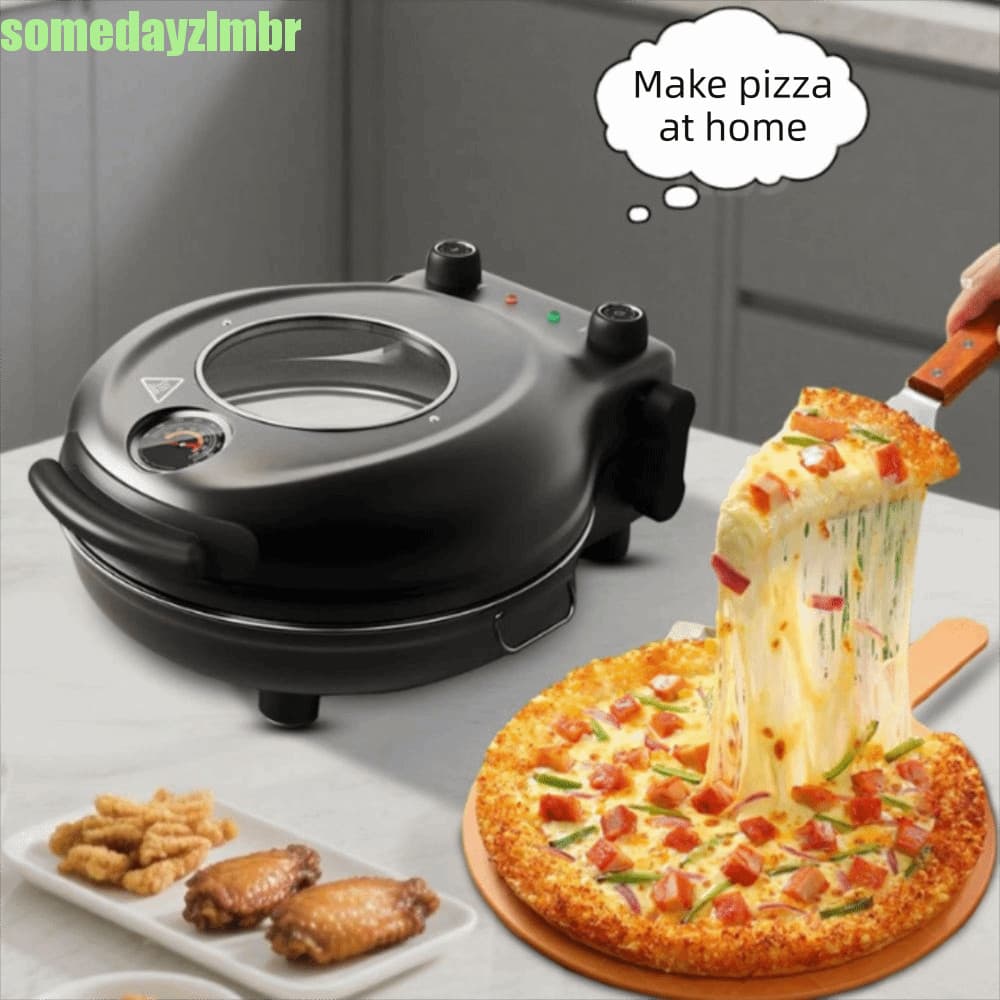 SOMEDAYZL0M Fabricante De Pizza , Forno Elétrico Doméstico , Plugue Da Ue Aquecimento Grelha Elétrica Dupla Face