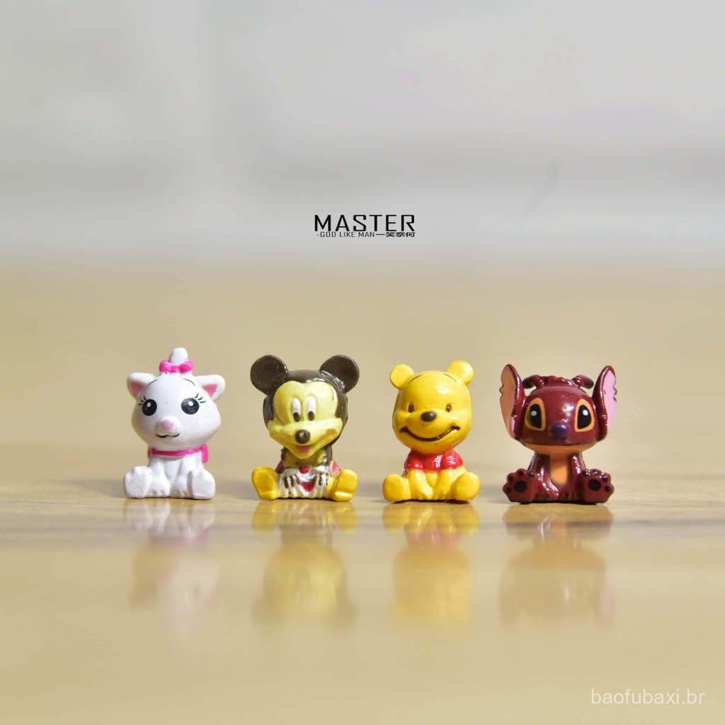 Novos produtos originais em grande quantidade: miniaturas de personagens Winnie, Angel, Marie Cat, modelo de brinquedo W