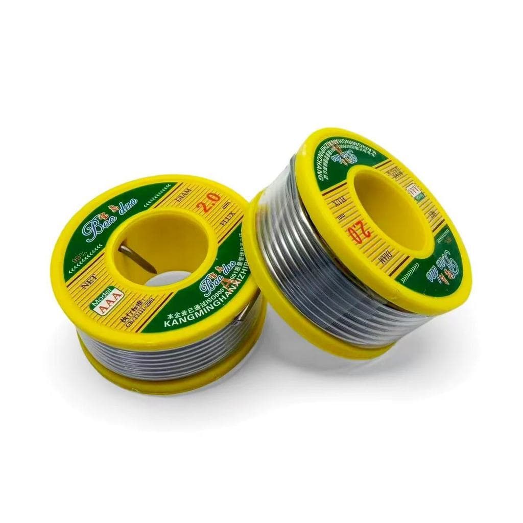 Fio de solda sem chumbo de 0,8 mm para uso doméstico com ferro de solda elétrico, fio de solda de alta pureza com resina