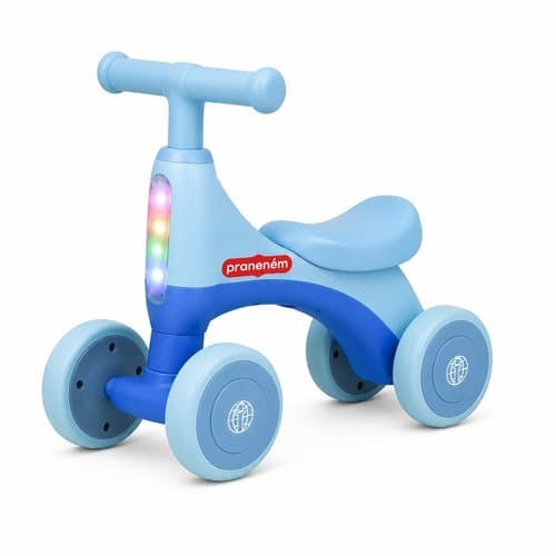 Bicicleta Infantil Equilibrio 4 Rodas Azul Segura Educativa Desenvolvimento Criancas