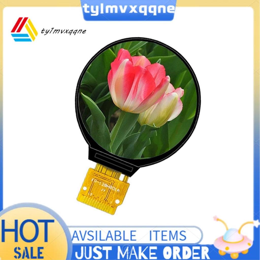 1 PCS 1.28 Polegada Ips Display LCD Colorido Redondo 240x240 PCB HD GC9A01 Driver