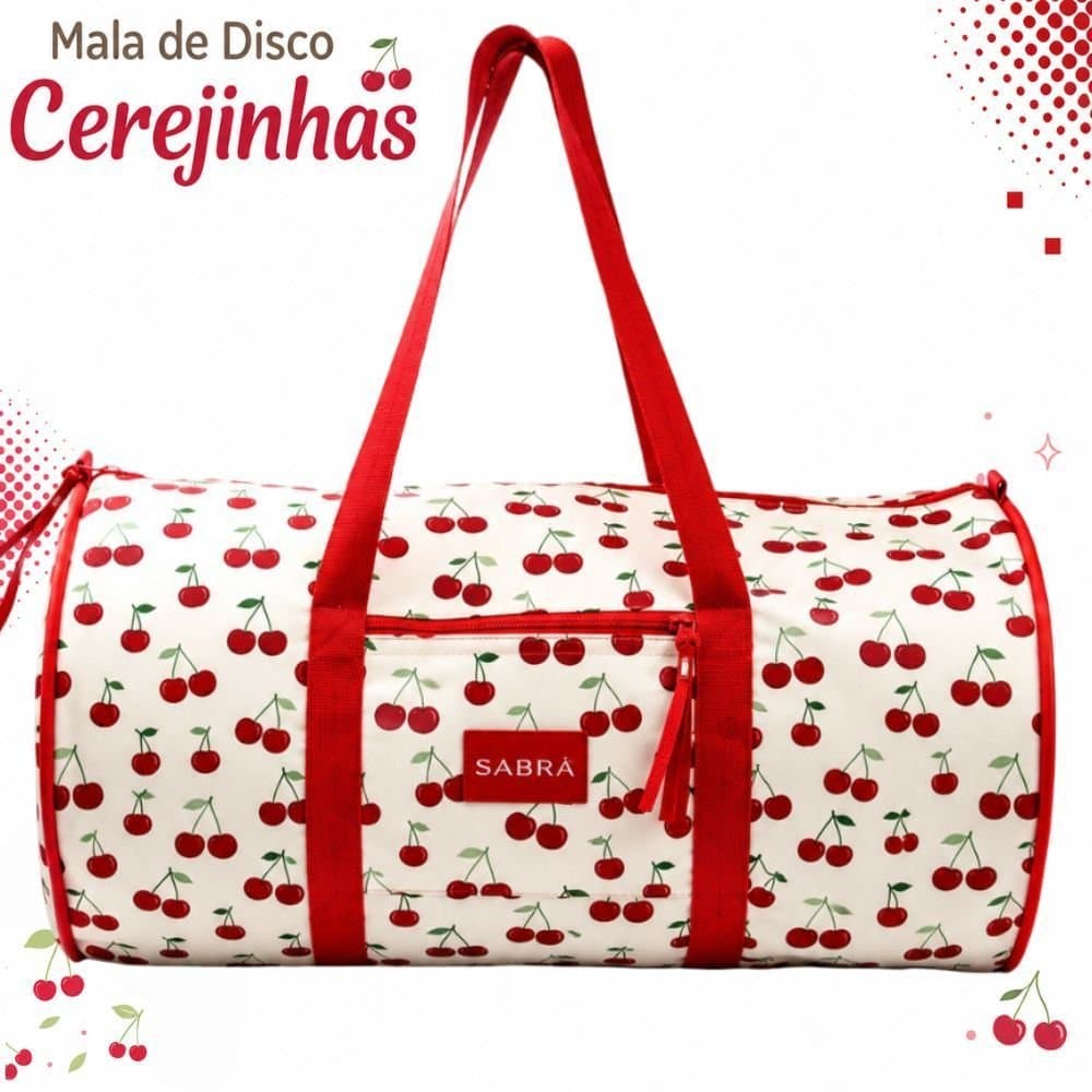 Mala De Disco Dobravel Cerejinha Sabra