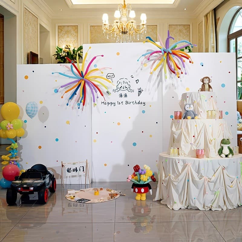 Um ano de idade banquete cena de aniversário Layout kt placa cobra bebê captura Zhou cerimônia cerimônia adereços atmosf