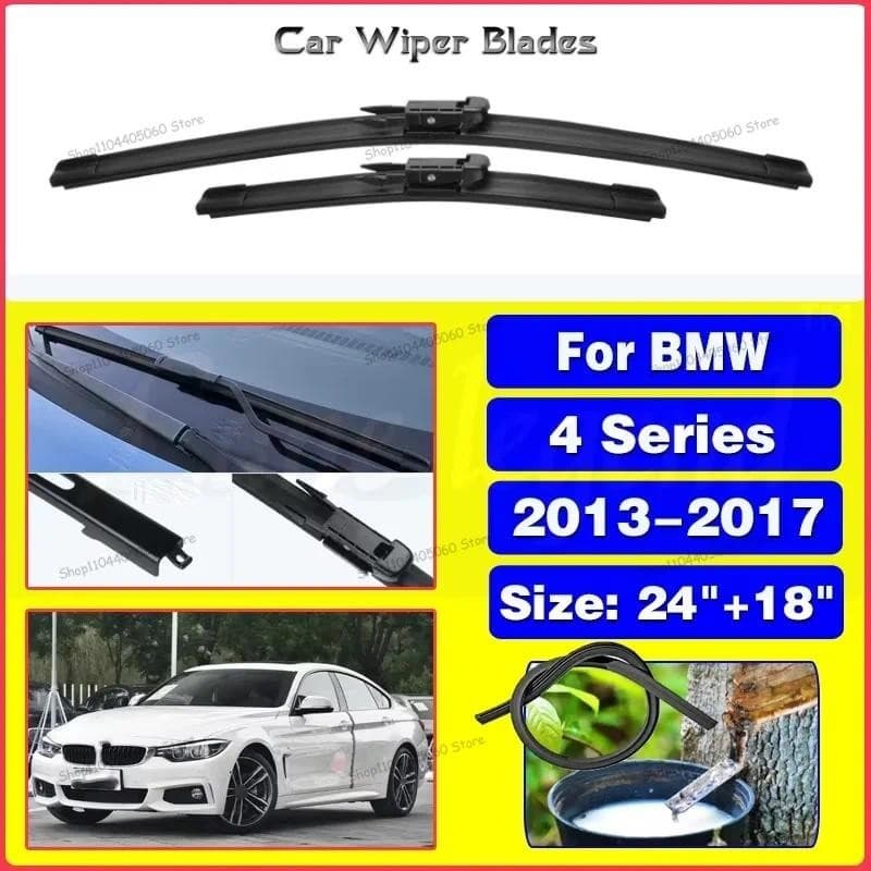 2 Peças Para BMW Série 4 F32 F33 F36 F80 2013 2014 2015 2016 2017 Lâminas De Limpador Dianteiro Do Carro Pára-Brisa Jane