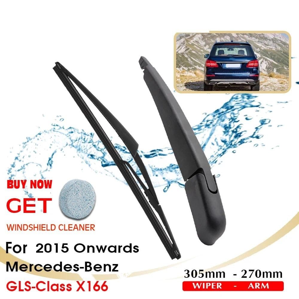 Escovas Da Lâmina Do Braço Limpador Pára-Brisa Traseiro Carro Para Mercedes-Benz GLS-Class X166 305mm Brisas Estilo Auto