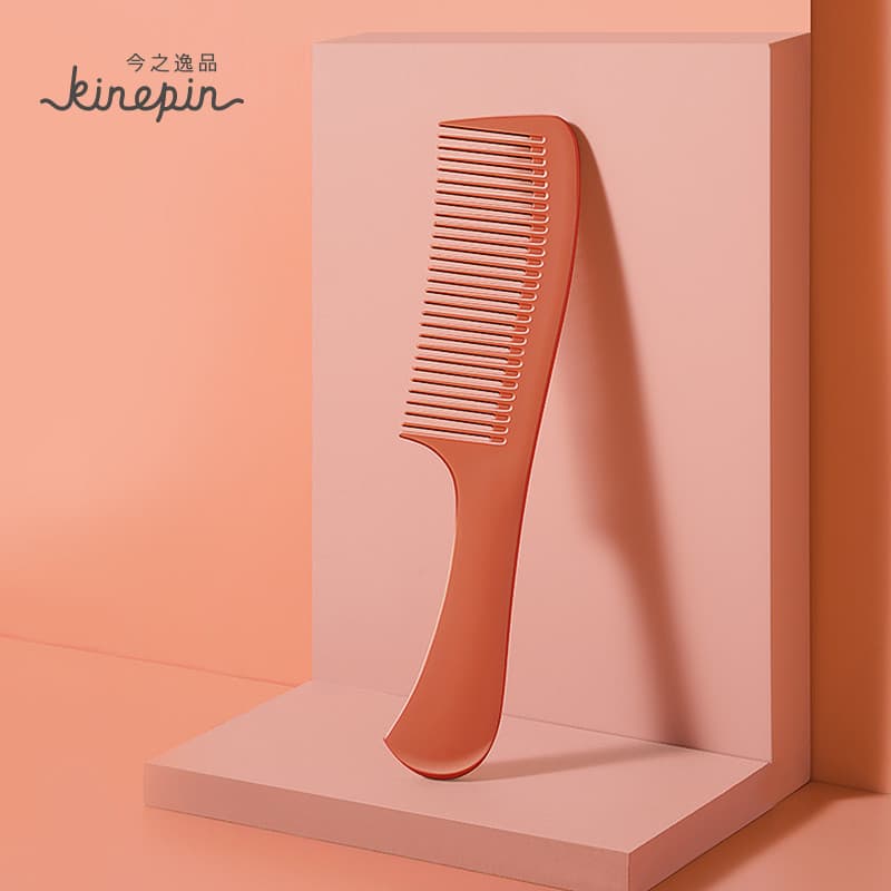 Frete grátis pente influenciador pente de cabeleireiro dente fino pente de cabelo longo pente de estilo plano pente redo
